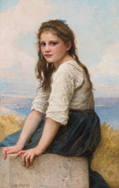 By the Sea by William Adolphe Bouguereau